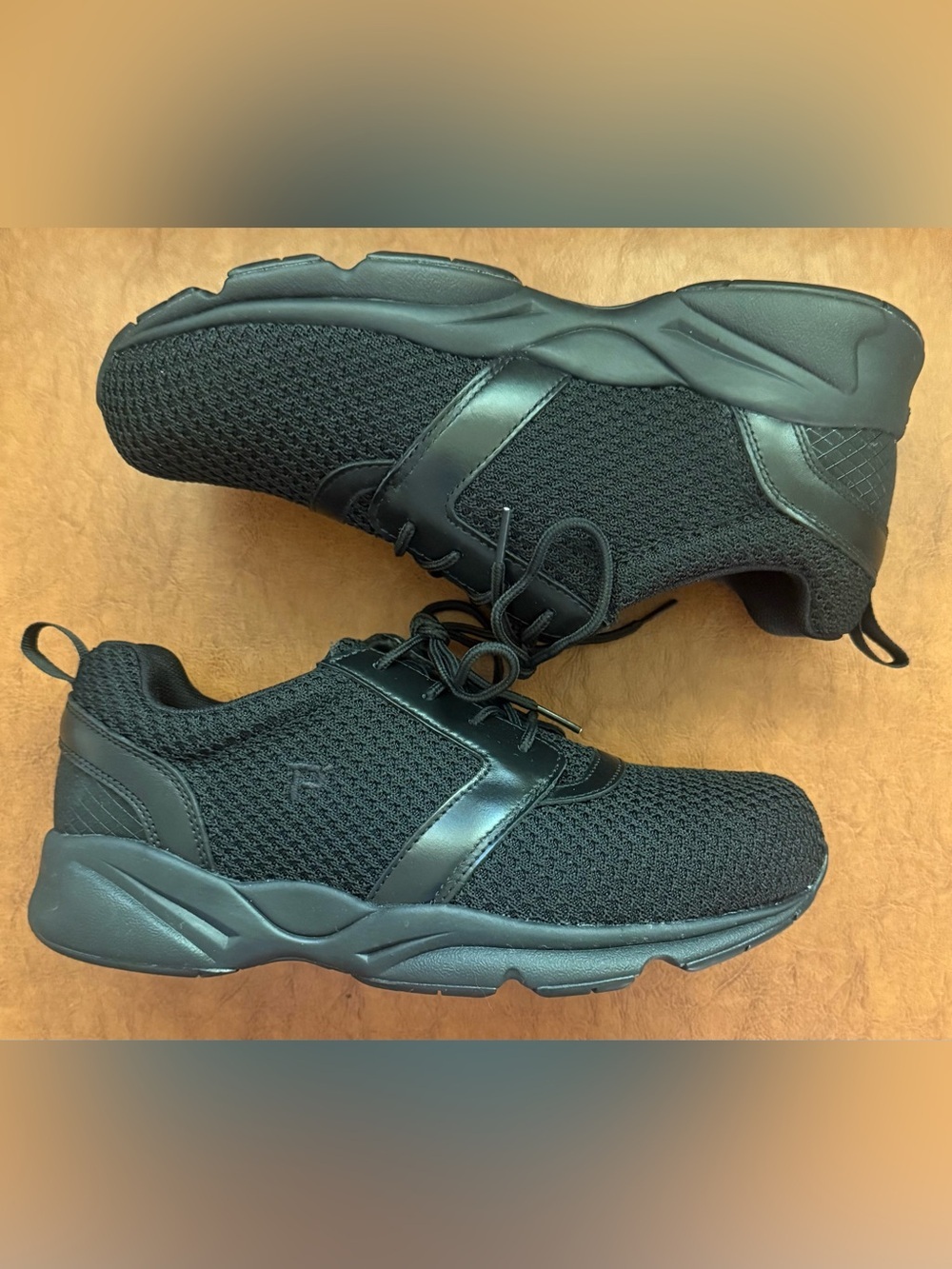 Propet Stability X Sneakers Mens 9.5 XXW 5E Black Walking Shoes Diabetic NIB - Picture 5 of 11